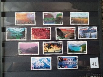 Poštové známky č.493 - AMERIKA a KARIBIK III. - 20 sérií