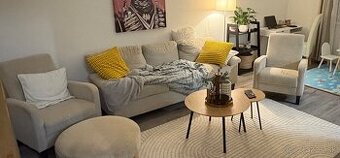 Veľmi zachovala sedacia súprava bez kresiel