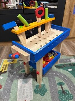 Detský ponk, detský pracovný stolík s náradím