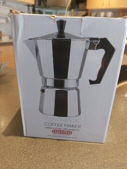 Nový kávovar na sporák, moka konvička Apollo