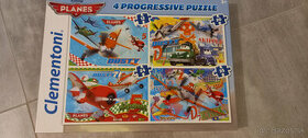 Planes puzzle lietadlá 4x