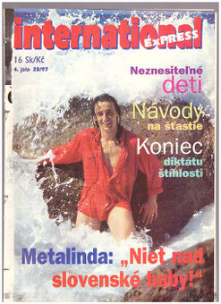 Predám časopis International - METALINDA, 1997