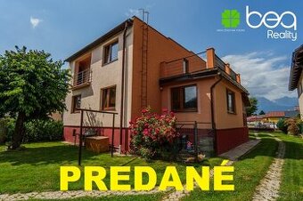 PREDANÉ: Dom s prísl., Podskalka, Svit, pozemok 850m2