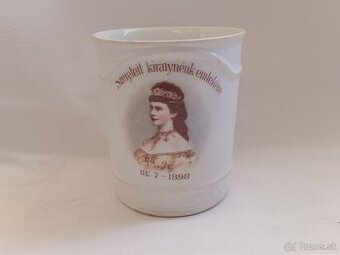 Porcelánový šálek - císařovna Sissi, Franz Josef