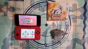 Nintendo 2DS XL, Pokéball edition, + zadarmo Pokémon Sun