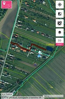 FINTICE: stpozemok 1183m2 - 2xrd resp bytovy dom