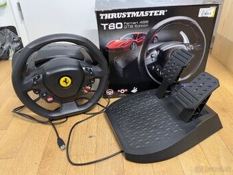 Thrustmaster T80 ferrari - Pekný stav, pre Ps4,Ps5, Pc