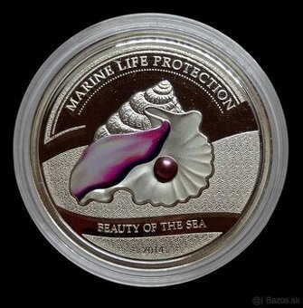 Stříbrný 5 Dollar Pearls: Beauty of the Sea