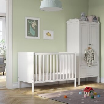 Detská postieľka IKEA SUNDVIK + výbava
