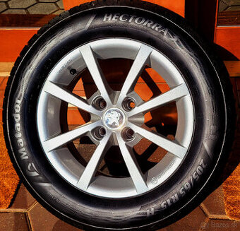 alu R15 4x108 pneu 205/65 Peugeot Partner Berlingo, ako NOVÉ