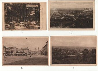 Staré čiernobiele a farebné pohľadnice Bratislava