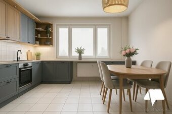 REZERVOVANÉ Predaj, 4 izbový byt - loggia, pivnica a klimat - 1