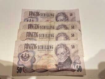 50schilingové bankovky
