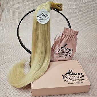 🖤 Mireze – I Tip predĺženie vlasov #613 Svetlá blond