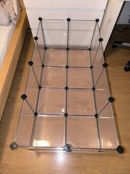 Skladacia ohradka pre zvierata 123x62x40cm