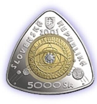 Zlatá minca 5000sk Zaciatok tretieho tisícročia