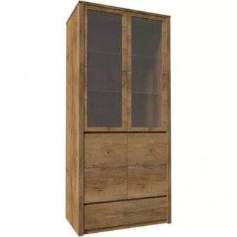 Presklena vitrína Dub Lefkas
