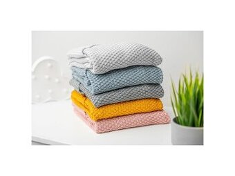 Deka s kapucňou Bambusová Darčeková Jednofarebná 90 x 85 cm