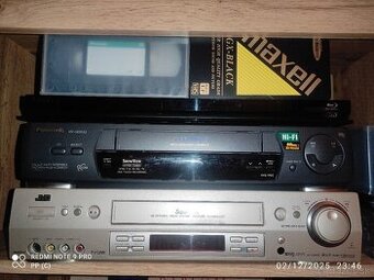 S VHS JVC , 6 HEAD HIFI PANASONIC
