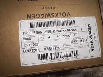 Držiak na nápoje zadná opierka, Octavia 3/Superb 3