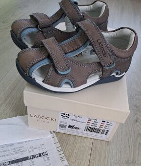 Sandalky chlapcenske kozene v. 22