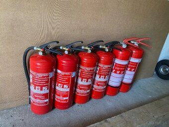 Predám práškové hasiace prístroje 6kg