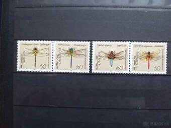 Poštové známky č.875 - Nemecko - hmyz komplet