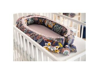 Kokón/Hniezdo pre deti Vafle 80 x 45 cm Boho Staroružová