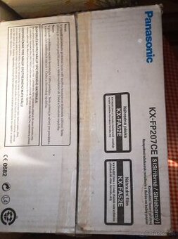 Predám fax Panasonic KX-FP207CE, komplet balenie s krabicou,