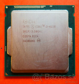 Predám CPU pre PC - Intel Core i3-4150@3.50GHz, FCLGA1150 - 1