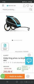 Cyklovozik, vozík pre deti za bycikel, príves