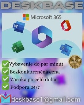 Microsoft Office 365 (Windows, MacOS, Android, iOS)-TOP CENA