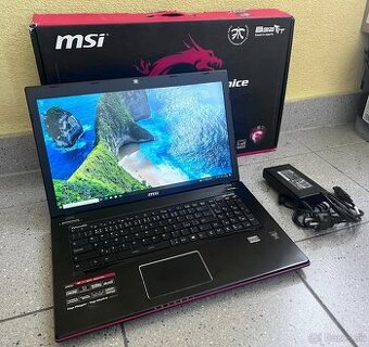 MSI herný ntbk / i7-4710HQ / 8GB RAM / 128GB + 1TB / 17.3"