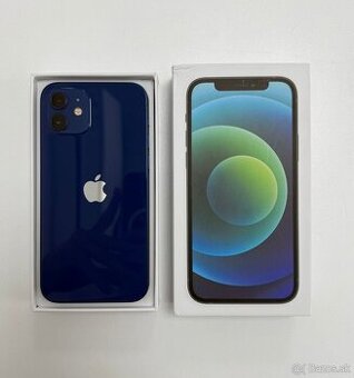  Apple iPhone 12 Blue 64GB – TOP stav, 100 % batéria 