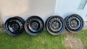 Plechové disky VW 5x112 R15 + puklice