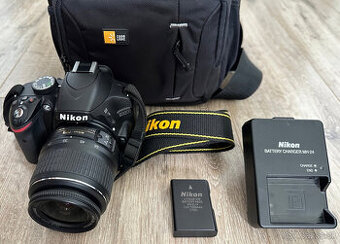 Nikon D3200 + Nikon 18-55mm f/3.5-5.6G ED II