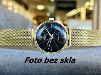 Československé mechanické vintage retro hodinky PRIM Brusel