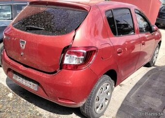 DACIA SANDERO 1.2 2014 predám MOTOR D4F F7, DVERE, MOTOR D4F