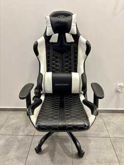 Herná Stolička - Gaming Chair | TrustGaming čierno-biela