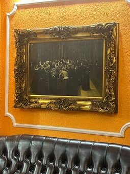 Obraz starožitnom ráme Casino Monte Carlo