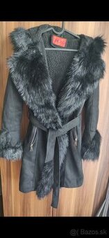 Predám damsku bundu a kabát s kožušínou