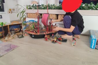 Obrovská Pirátska loď a ďalšie časti PLAYMOBIL