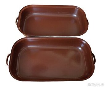 Smaltované plechy - 2 ks