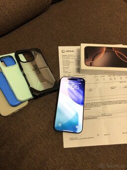 Apple iPhone 16 Pro 256GB Desert Titanium, TOP stav