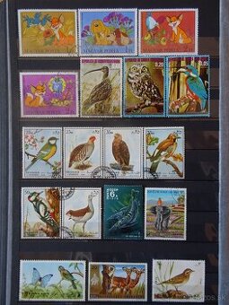 Pekná zbierka známok FAUNA a FLÓRA