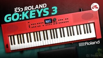 Syntetizátor Ronald Go Keys 3 + obal a stojany
