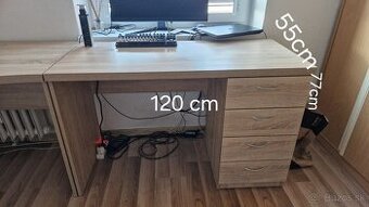 Písací rohový stôl