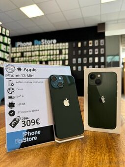 ZÁRUKA 1 ROK |  iPhone 13 Mini 128Gb Green