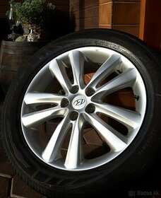 alu R18 5x114,3 orig. Hyundai, letné pneu 235/55 Tucson iX35 - 1