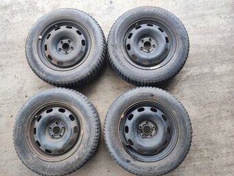 VAG disky a zimne pneumatiky dezen 7mm, 5x112 195/65 R15
